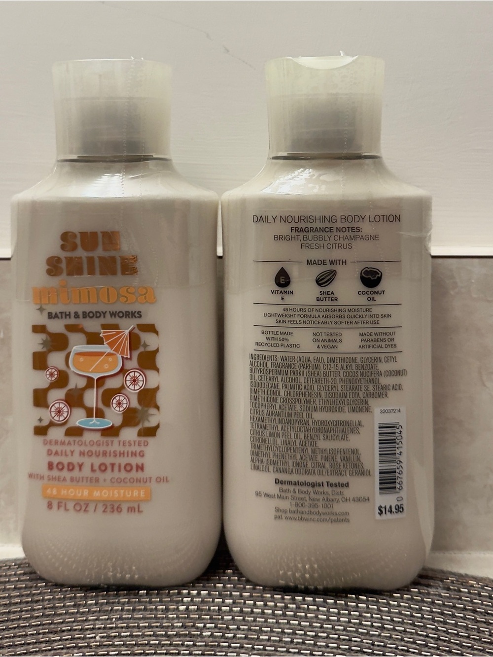 NWT Bath & Body Works Sunshine Mimosa Body Lotion Set - Picture 2 of 2